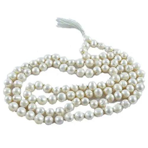 Original Pearl/Moti Mala for Good Luck - 109 Beads | Brahmatells by Brahmatells