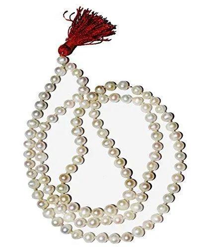 Original Pearl/Moti Mala for Good Luck - 109 Beads | Brahmatells by Brahmatells