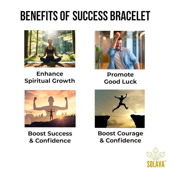 Original Success Crystal Bracelet - Certified 8MM Beads for Growth & Prosperity by Brahmatells