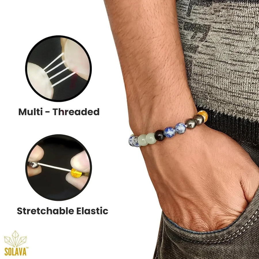 Original Success Crystal Bracelet - Certified 8MM Beads for Growth & Prosperity by Brahmatells