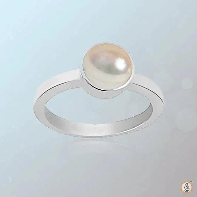 Pearl Cream Rose-Light Ring - Lunar Elegance | Brahmatells by Brahmatells