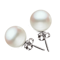 Pearl white-earings BTP116ESM by Brahmatells