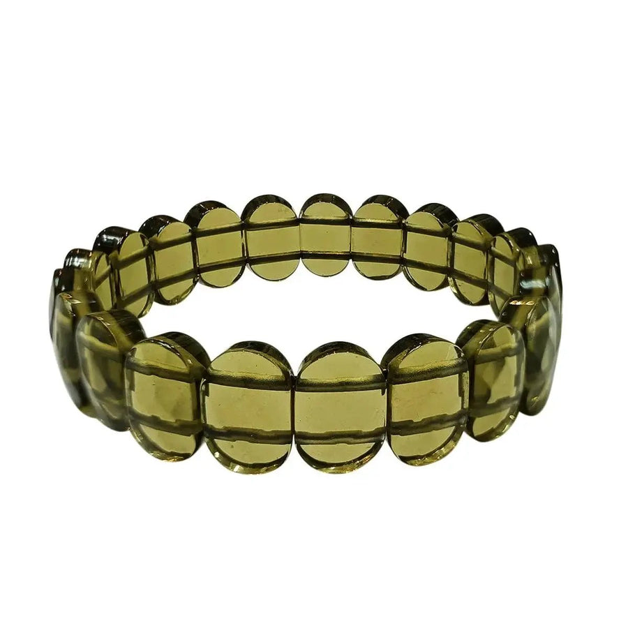 Peridot Oval Bracelet for Emotional Healing & Prosperity | Brahmatells by Brahmatells