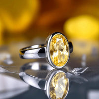 Pine-Yellow Sapphire Ring - Jupiter's Harmony | Brahmatells by Brahmatells