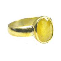 Pine-Yellow Sapphire Ring - Jupiter's Harmony | Brahmatells by Brahmatells