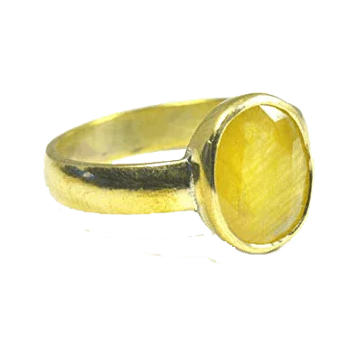 Pine-Yellow Sapphire Ring - Jupiter's Harmony | Brahmatells by Brahmatells