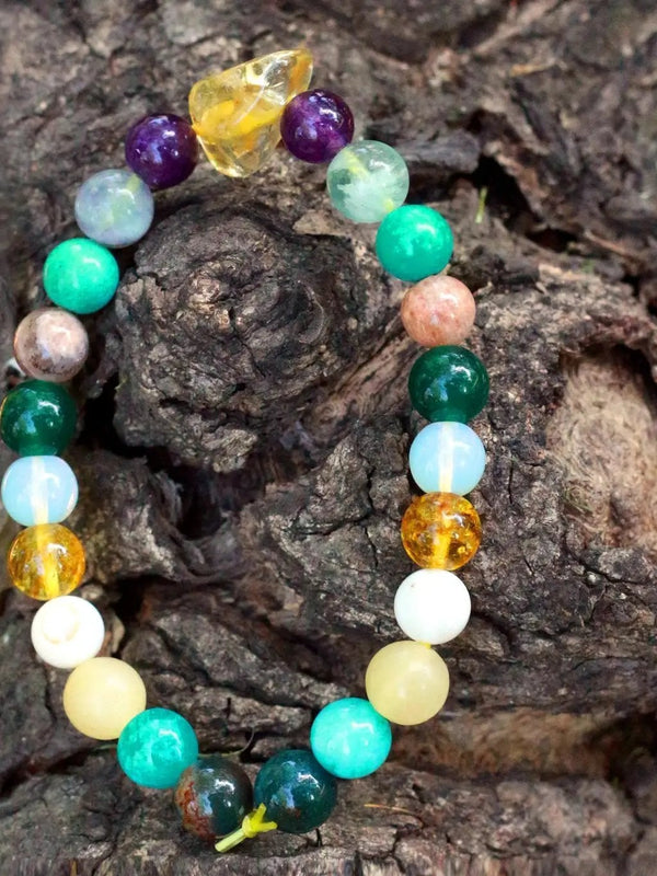 Pisces Zodiac Amethyst Bracelet - Intuitive & Spiritual - Brahmatells by Brahmatells