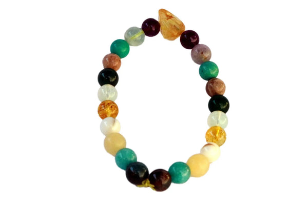 Pisces Zodiac Amethyst Bracelet - Intuitive & Spiritual - Brahmatells by Brahmatells