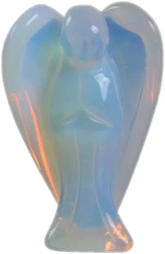 Pocket Guardian Peace Angel - Hand Carved Amethyst | Brahmatells by Brahmatells