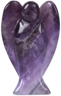 Pocket Guardian Peace Angel - Hand Carved Amethyst | Brahmatells by Brahmatells