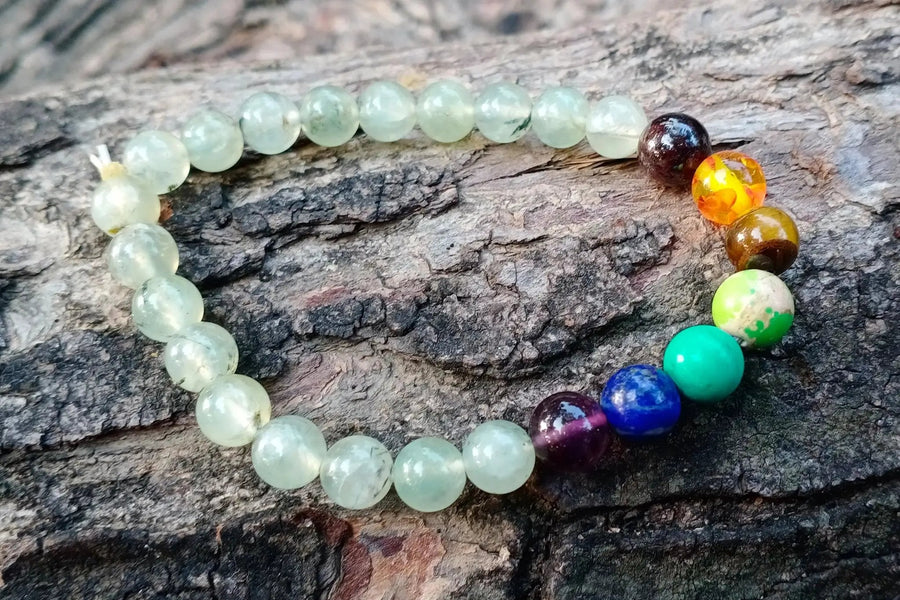 Prehnite Bracelet for Heart Healing & Spiritual Balance | Brahmatells by Brahmatells