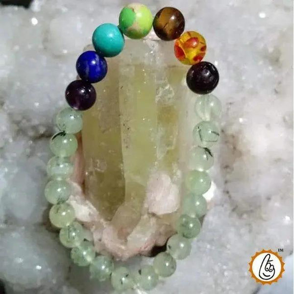 Prehnite Bracelet for Heart Healing & Spiritual Balance | Brahmatells by Brahmatells