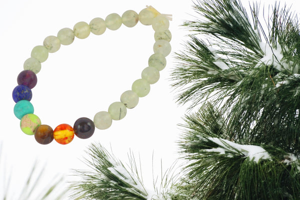 Prehnite Bracelet for Heart Healing & Spiritual Balance | Brahmatells by Brahmatells