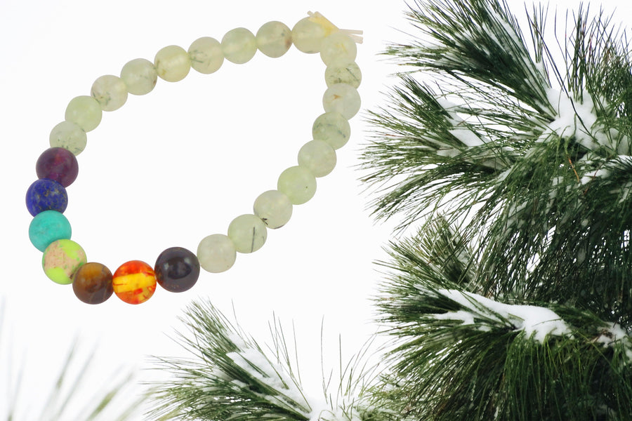 Prehnite Bracelet for Heart Healing & Spiritual Balance | Brahmatells by Brahmatells