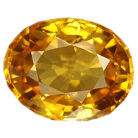 Premium Yellow Sapphire Soft-Oval Gemstone | Prosperity & Wisdom by Brahmatells