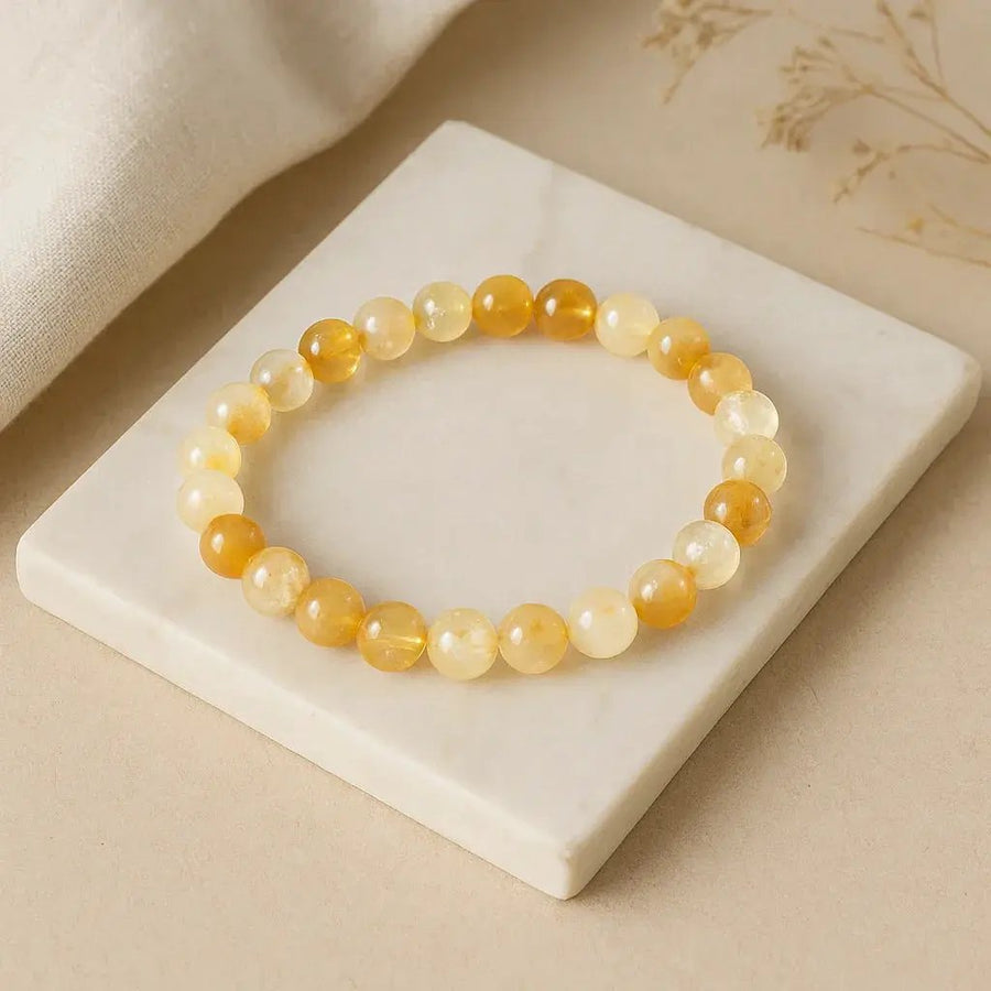 Natural Topaz Bracelet — Elegant Zodiac Accessory by Brahmatells