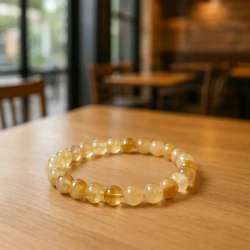 Natural Topaz Bracelet — Elegant Zodiac Accessory by Brahmatells