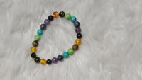 Tonal Spectrum Multi-Stone Accent Fine Contoured Luxury Statement Bracelet | Brahmatells