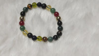 Triple-Layer Citrine & Tiger's Eye Fine Contoured Luxury Statement Bracelet | Brahmatells