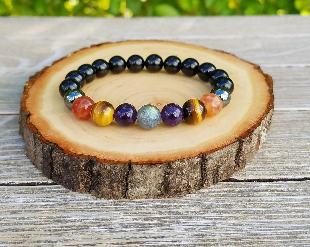 Protection Bracelet for Aura, Empath & Psychic Protection | Brahmatells by Brahmatells