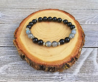 Protection Bracelet – Labradorite & Black Tourmaline by Brahmatells