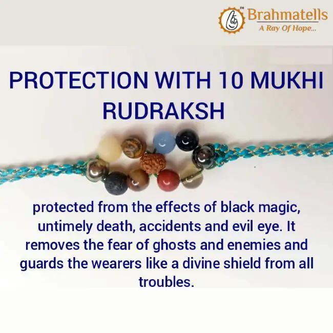 Protection with 10 Mukhi Rudraksha | Brahmatells by Brahmatells