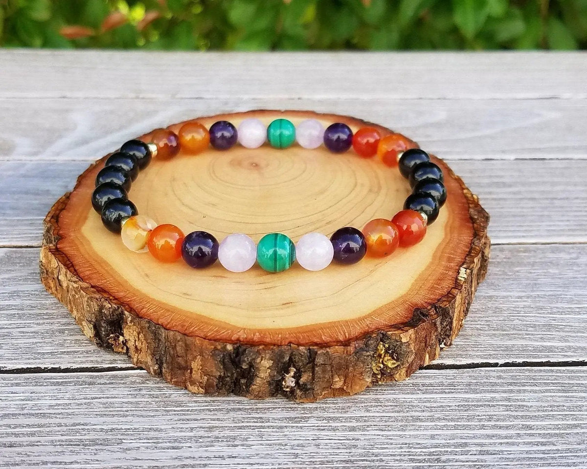 Psychic Protection Bracelet - Shield Against Negative Energies by Brahmatells