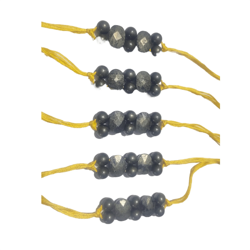 Pyrite Band for Wealth and Protection | Brahmatells by Brahmatells