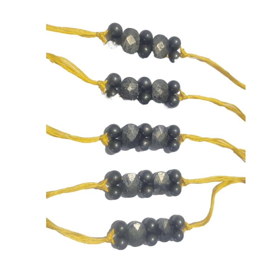 Pyrite Band for Wealth and Protection | Brahmatells by Brahmatells