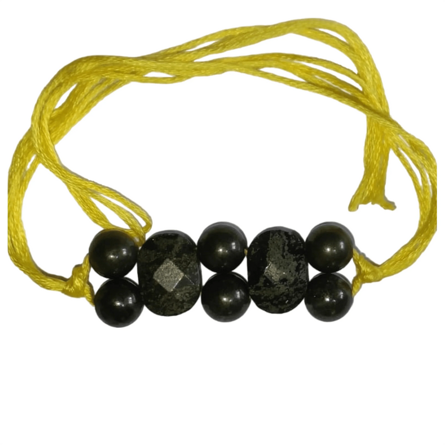 Pyrite Band for Wealth and Protection | Brahmatells by Brahmatells