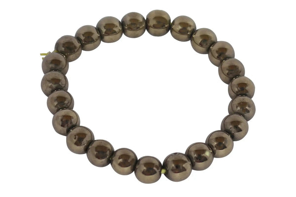 Brahmatells Pyrite Bead Bracelet by Brahmatells