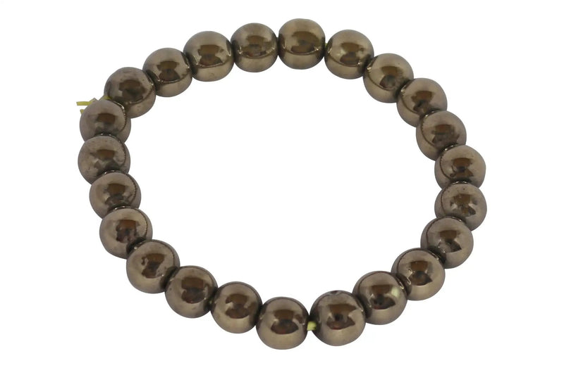 Brahmatells Pyrite Bead Bracelet by Brahmatells