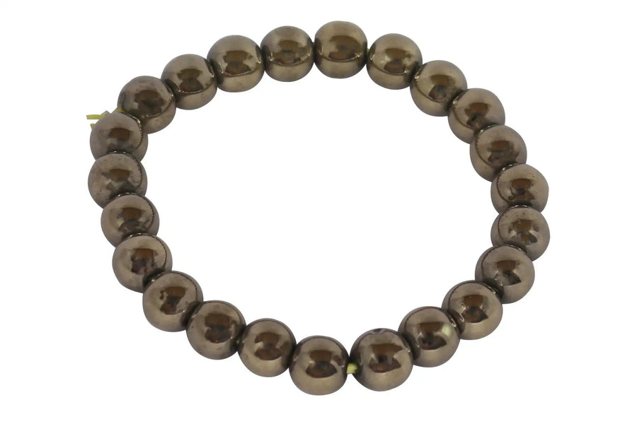 Brahmatells Pyrite Bead Bracelet by Brahmatells
