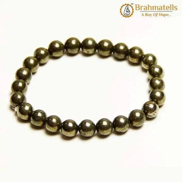 Brahmatells Pyrite Bead Bracelet by Brahmatells
