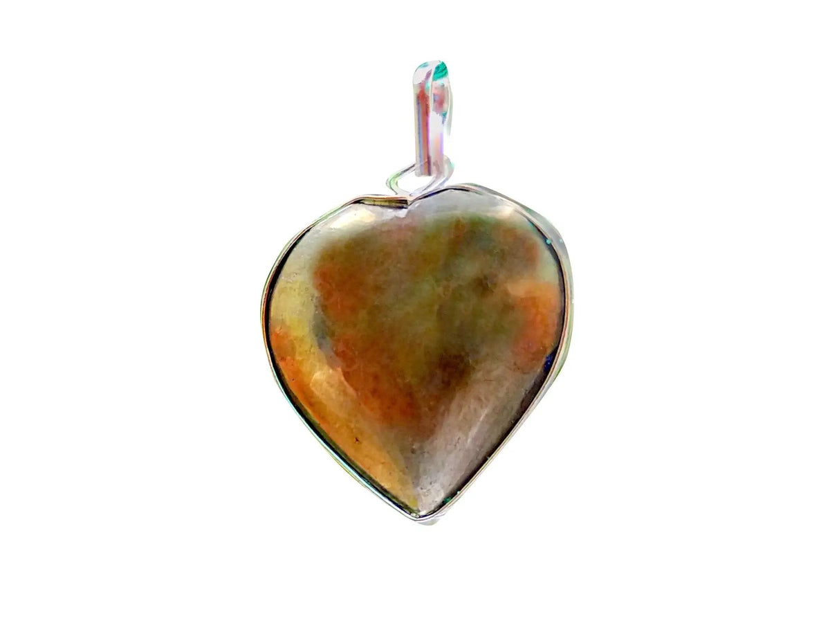 Pyrite Heart Pendant by Brahmatells