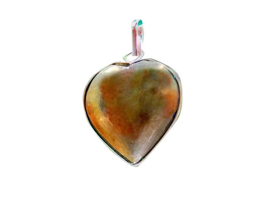 Pyrite Heart Pendant by Brahmatells