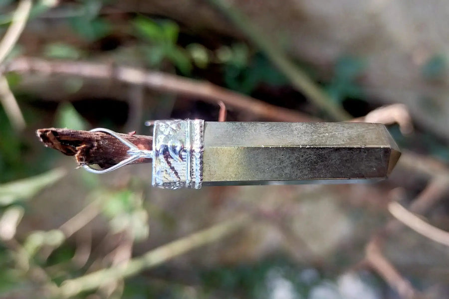 Pyrite Pendant by Brahmatells