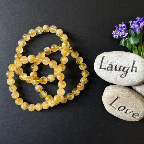 Radiant Citrine Crystal Bracelet | Brahmatells Astro Collection by Brahmatells