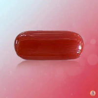 Red Coral Capsule Pendant - Moonga for Mars Energy Alignment | Brahmatells by Brahmatells
