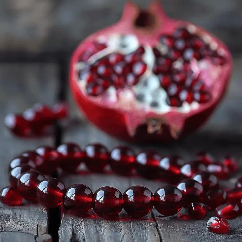 Red Garnet Bracelet for Courage & Passion | Brahmatells by Brahmatells