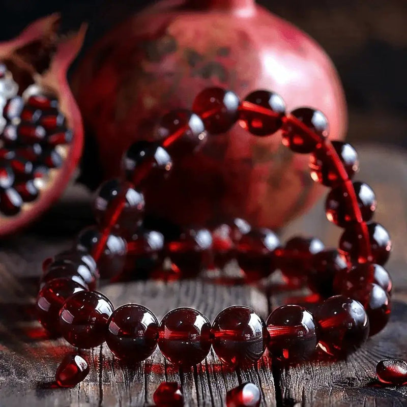 Red Garnet Bracelet for Courage & Passion | Brahmatells by Brahmatells