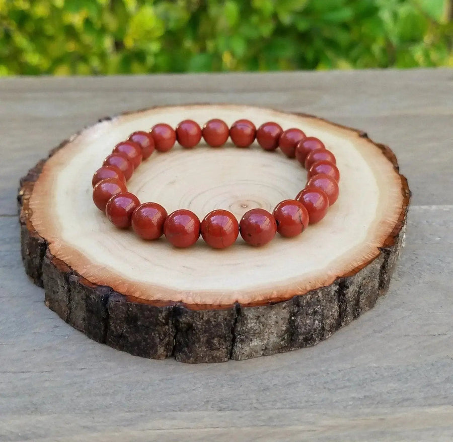 Red Jasper Bracelet: Embrace Earth's Warmth | Brahmatells by Brahmatells