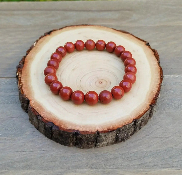 Red Jasper Bracelet: Embrace Earth's Warmth | Brahmatells by Brahmatells