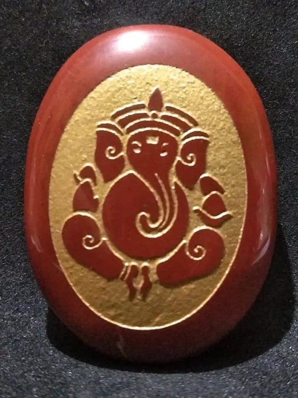 Red Jasper Crystal Ganesha: A Beacon of Strength & Harmony | Brahmatells by Brahmatells