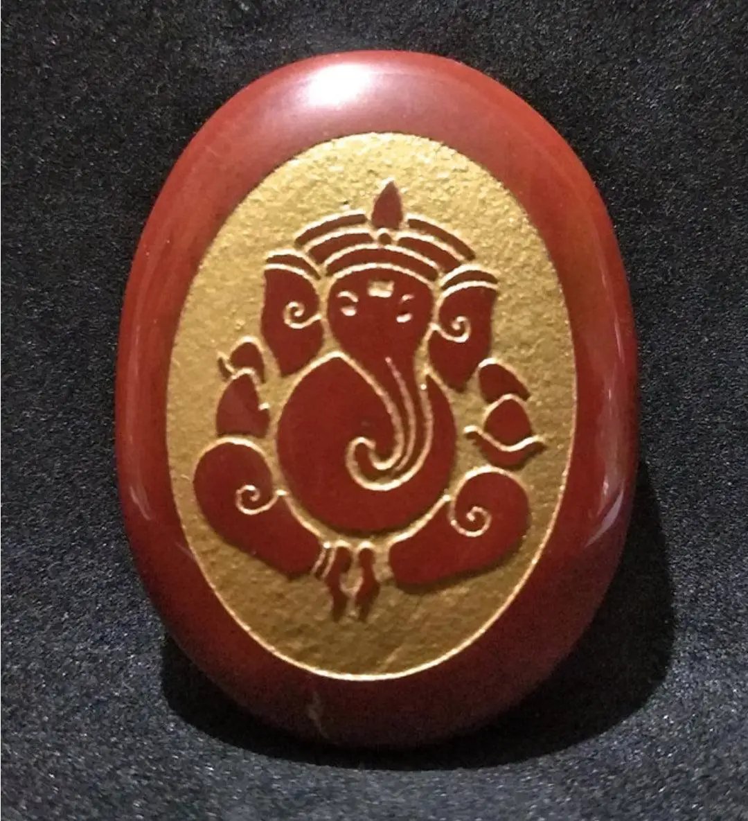 Red Jasper Crystal Ganesha: A Beacon of Strength & Harmony | Brahmatells by Brahmatells
