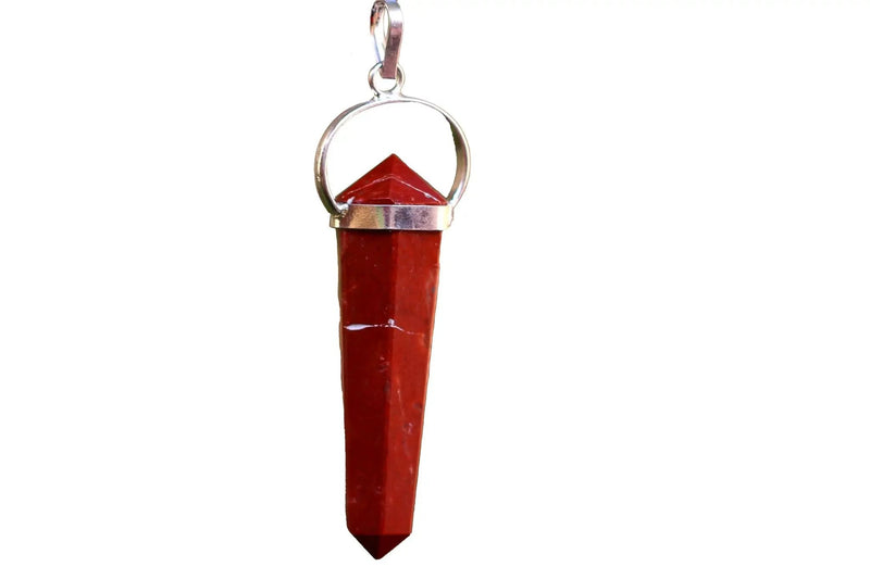 Red Jasper Double-Sided Pendant for Emotional Balance | Brahmatells by Brahmatells