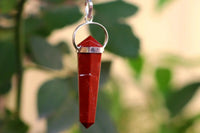 Red Jasper Double-Sided Pendant for Emotional Balance | Brahmatells by Brahmatells