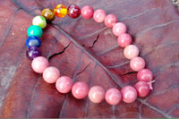 Rhodochrosite Bracelet – Natural Pink Gemstone Jewelry by Brahmatells