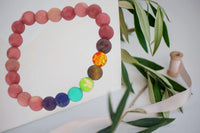 Rhodochrosite Bracelet – Natural Pink Gemstone Jewelry by Brahmatells