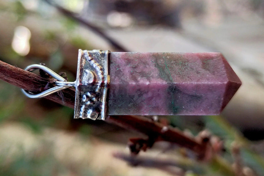 Rhodochrosite Pendant - Love and Energy Harmonizer | Brahmatells by Brahmatells